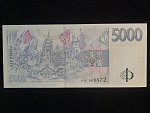 5000 Kč 2026 série 01 F pamětní s přítiskem ČNB 100 LET 1926 - 2026