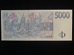 5000 Kč 2026 série 01 G pamětní s přítiskem ČNB 100 LET 1926 - 2026