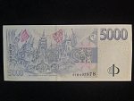 5000 Kč 2026 série 01 H pamětní s přítiskem ČNB 100 LET 1926 - 2026
