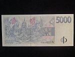 5000 Kč 2026 série 01 K pamětní s přítiskem ČNB 100 LET 1926 - 2026