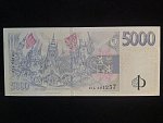5000 Kč 2026 série 01 L pamětní s přítiskem ČNB 100 LET 1926 - 2026