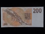 200 Kč 1993 série A 51 proužek Kčs, bílý papír