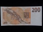200 Kč 1993 série A 70 proužek Kčs, bílý papír