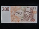 200 Kč 1993 série A 70 proužek Kčs, bílý papír