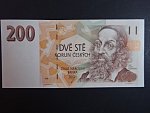 200 Kč 1993 série A 72 proužek Kč poslední série