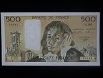 500 Francs 6.8. 1992, BNB. B1013i,  Pi. 156i