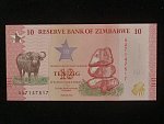 ZIMBABWE, 10 Zig 2026, BNB. B206a