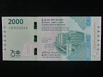 SRÍ LANKA, 2000 Rupees 2025 pamětní, BNB. B131a