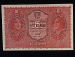 5 Kč 1919 série 0024