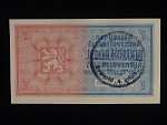 1 K 1938/40 série A 029, ruční přetisk