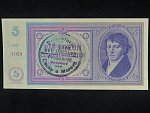 5 K 1938/40 série A 028, ruční přetisk