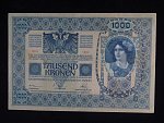 1000 K 1902 série 1226, kolkovaná , typ A3, šedý podtisk
