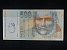 SLOVENSKÁ REPUBLIKA - SLOVENSKÁ REPUBLIKA (1993-2026) - chybotisk, 500 Sk 1.10.1993/2000 série A, přítisk Bi-milénium s výrazným posunem přetisku