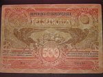 500 Kč 15.4.1919 padělek Meszáros