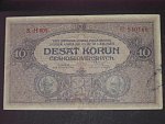 10 Kč 15.4.1919, serie H 005