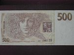 500 Kč 1993 s. Z, Baj. CZ 7a, Pi. 7