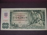100 Sk 1961 s. T 87, kolkovaná, Baj. SK 3b, Pi. 17