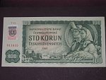 100 Sk 1961 s. T 92, kolkovaná, Baj. SK 3b, Pi. 17