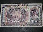 5000 Kč 6.7.1920, s.A, specimen