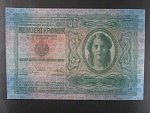 100 K 1912, kolkovaná, tmavě modrá