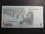 5 Euro 2002 s.V, Španělsko, podpis Jeana-Clauda Tricheta, M005 tiskárna  Fábrica Nacional de Moneda , Španělsko