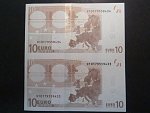 dvoupáska 10 Euro 2002 s.X, Německo, podpis Willema F. Duisenberga, R004 tiskárna Bundesdruckerei, Německo