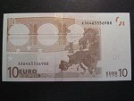 10 Euro 2002 s.X, Německo, podpis Jeana-Clauda Tricheta, P013 tiskárna Giesecke a Devrient, Německo