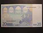 20 Euro 2002 s.F, Malta, podpis Jeana-Clauda Tricheta, G010 tiskárna Koninklijke Joh. Enschedé, Holandsko