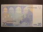 20 Euro 2002 s.H, Slovinsko, podpis Jeana-Clauda Tricheta, E004 tiskárna F. C. Oberthur, Francie