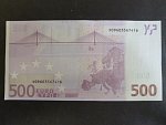 500 Euro 2002 s.X, Německo, podpis Jeana-Clauda Tricheta, R019 tiskárna Bundesdruckerei, Německo