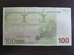100 Euro 2002 s.S, Itálie, podpis Jeana-Clauda Tricheta, J022 tiskárna Istituto Poligrafico e Zecca dello Stato, Itálie