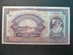 5000 Kč 6.7.1920, s.A, specimen, velmi dobrý stav