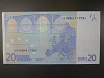 20 Euro 2002 s.U, Francie, podpis Jeana-Clauda Tricheta, L034 tiskárna Banque de France, Francie