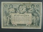 5 Gulden 1.1.1881 série Vk 13