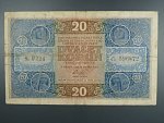 20 Kč 15.4.1919 série P 224, natrž.