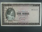 1000 Kčs 1945 série BF