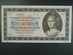 100 Kčs 1945 série N 38, skvrnky