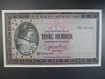 1000 Kčs 1945 série BE perf. 3md