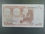 10 Euro 2002 s.X, Německo, podpis Willema F. Duisenberga, R004 tiskárna Bundesdruckerei, Německo