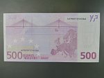 500 Euro 2002 s.U, Francie, podpis Willema F. Duisenberga, T001 tiskárna  Belgie
