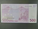 500 Euro 2002 s.N, Rakousko, podpis Jeana-Clauda Tricheta, F003 tiskárna Österreichische Banknoten und Sicherheitsdruck, Rakousko