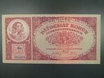 50 Kč 1.10.1929 série Ra, perf. SPECIMEN