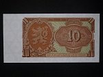 10 Kčs 1953 série CC, tiskárna Goznak Moskva