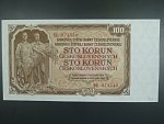 100 Kčs 1953 série BU, tiskárna Goznak Moskva