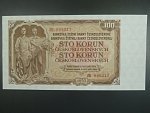 100 Kčs 1953 série ZB, tiskárna Goznak Moskva