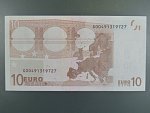 10 Euro 2002 s.S, Itálie, podpis Willema F. Duisenberga, J001 tiskárna Istituto Poligrafico e Zecca dello Stato, Itálie
