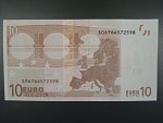 10 Euro 2002 s.S, Itálie, podpis Jeana-Clauda Tricheta, J007 tiskárna Istituto Poligrafico e Zecca dello Stato, Itálie