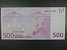 EVROPSKÁ UNIE - 500 Euro 2002 s.Y, Řecko, podpis Willema F. Duisenberga, R005 tiskárna Bundesdruckerei, Německo