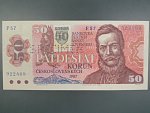 50 Sk 1987 s. F 57 kolkovaná, perf. SPECIMEN, Baj. SK2a
