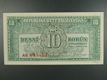 10 Kčs 4.4.1950 série Ab, perf. 